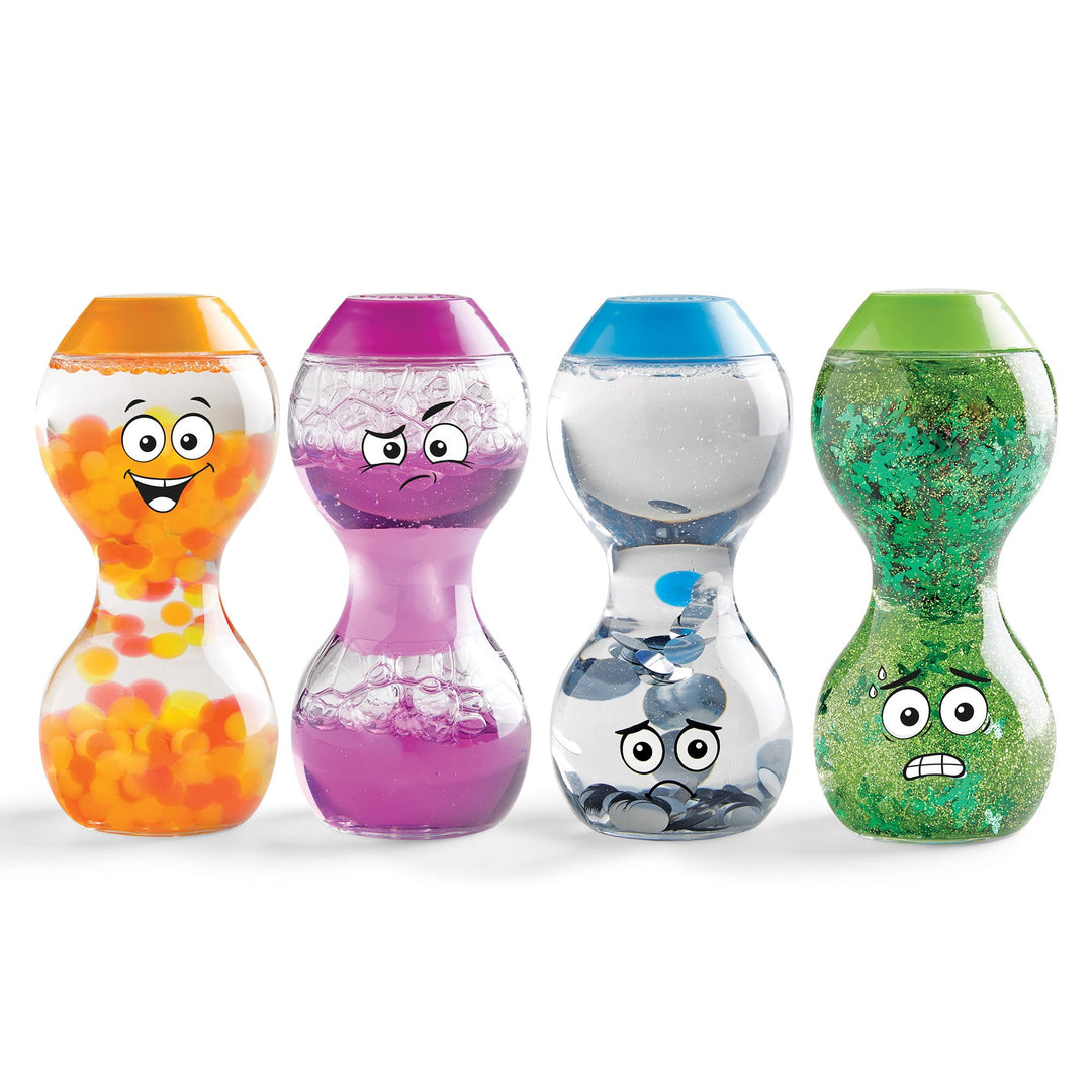 Learning Resources Äussere Deine Gefühle Sensorikflaschen, ab 3 Jahren, Emotions-Spielzeug mit 4 Fla