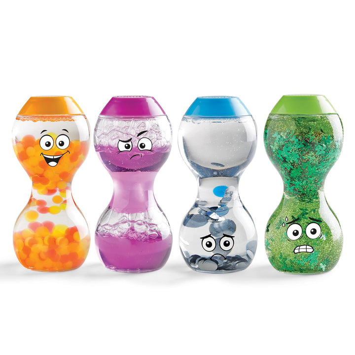 Learning Resources Äussere Deine Gefühle Sensorikflaschen, ab 3 Jahren, Emotions-Spielzeug mit 4 Fla
