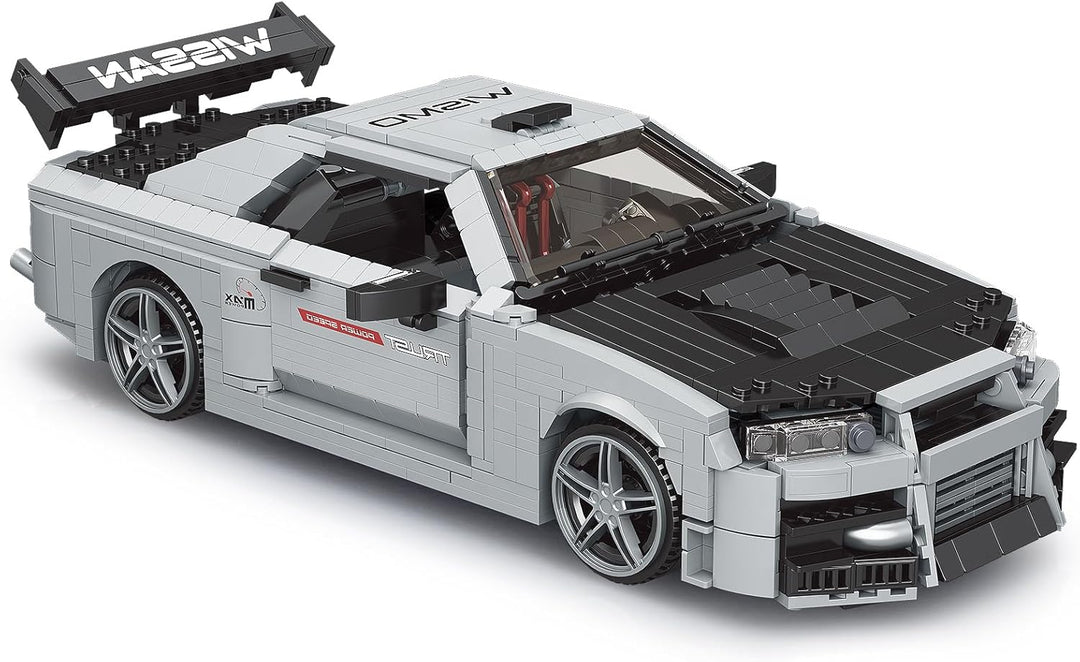 Mould King 10113 Technik Sportwagen Modell, Kreativität Technologie GTR Rennen Cabrio Auto Modellaut