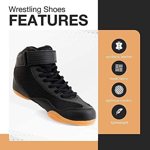 CORE Ringerschuhe für Herren, Damen und Kinder – rutschfeste Kampfsportschuhe – Robuste Trainingssch