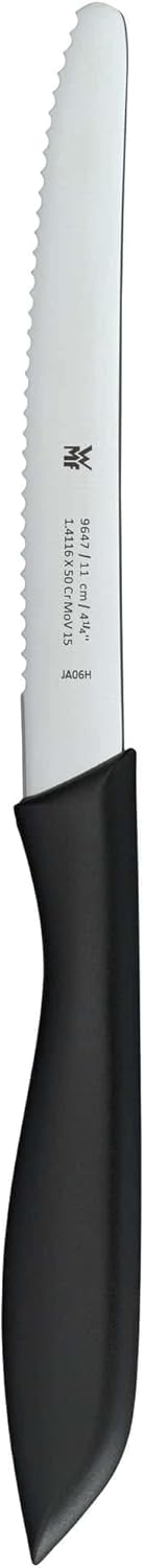WMF Classic Line Frühstücksmesser Set 6-teilig, 23 cm, Brötchenmesser Wellenschliff, Brotzeitmesser,