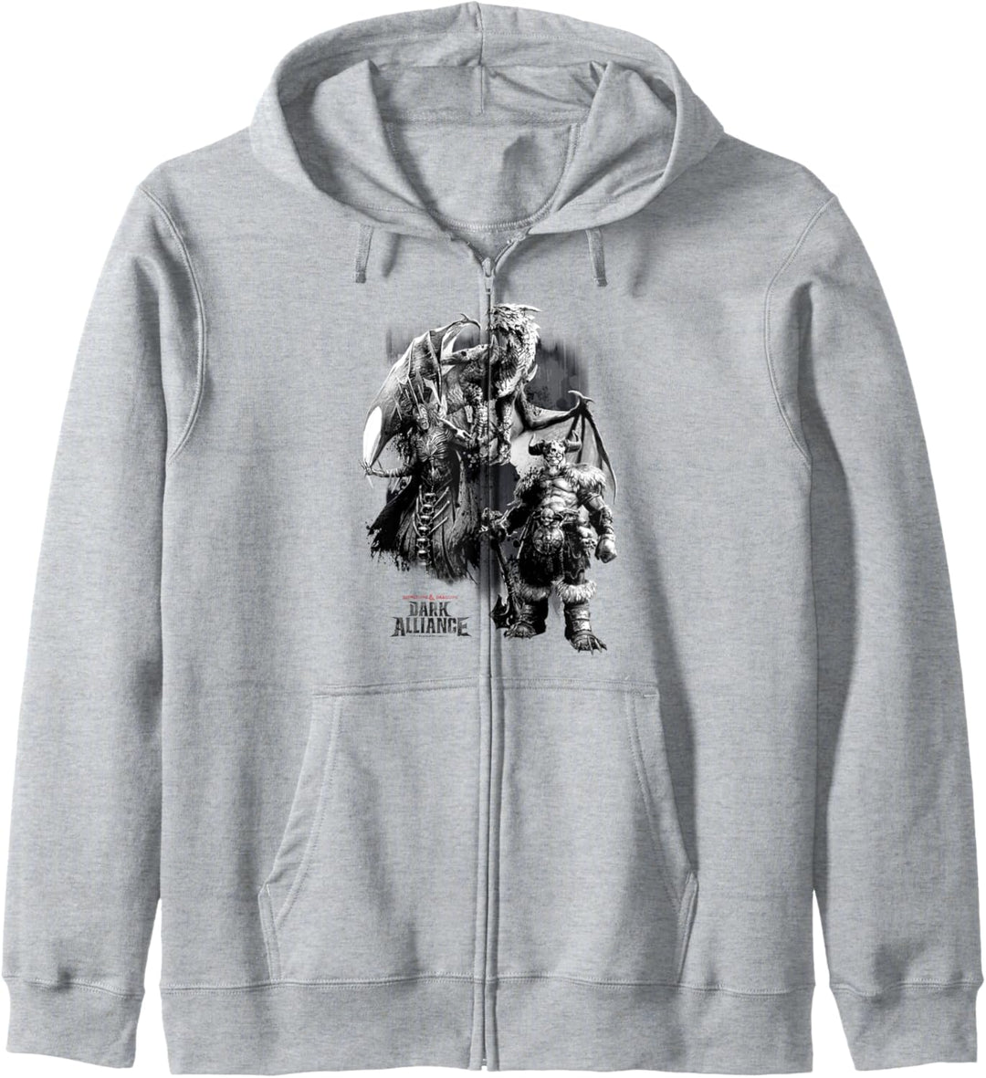 Dungeons & Dragons Group Shot Dark Alliance Black & White Kapuzenjacke