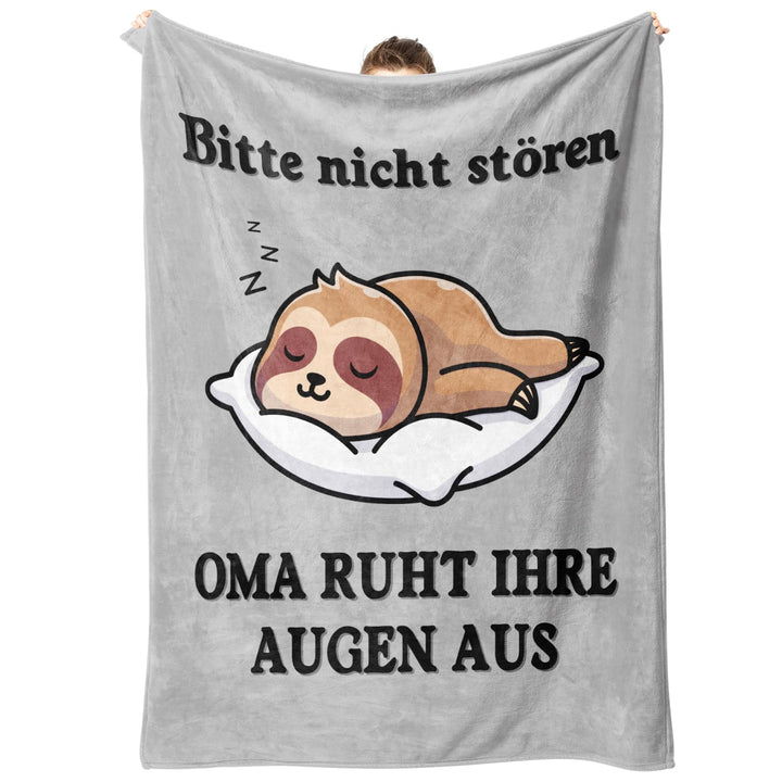 Niyewsor Oma Geschenke zum Geburtstag Weihnachten, Flanelldecke - Geschenke für Oma, Beste Oma Gesch