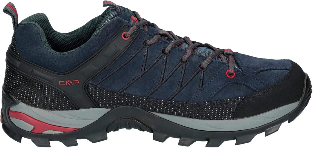 CMP Herren Rigel Low Shoes Wp Trekking-& Wanderhalbschuhe 39 EU Asphalt Syrah Dark, 39 EU Asphalt Sy