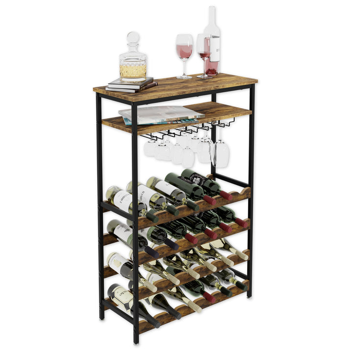Lenmar, Weinregal aus Metall für Flaschen, 7-30 Flaschen, Wein, Flaschenregal, Kellerregal, Regale,