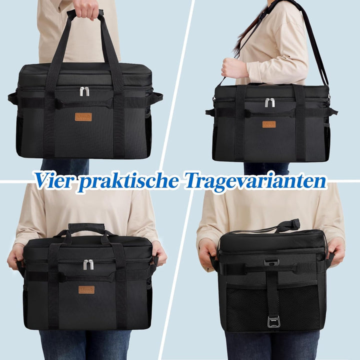 Lifewit Kühltasche 30L, Faltbar Picknicktasche für Essen & Getränke, Kühlbox Tragbare Eistasche für