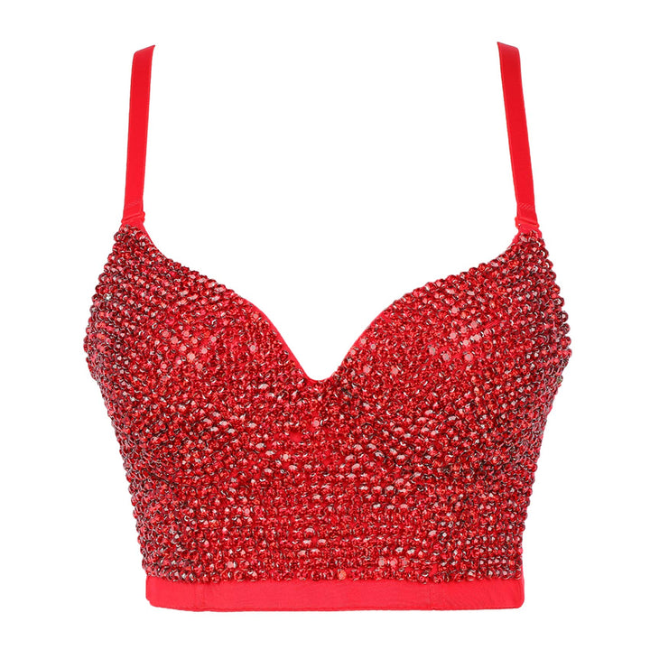 Woboren Damen Korsett Bustier BH Dessous Tank Top Trägertop Crop Top Corsage Schlanke Weste 