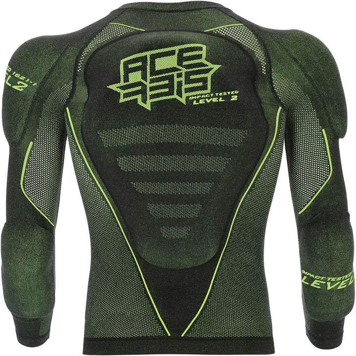 Acerbis Unisex Geschirr Bruststück X-Fit Future Kid Level 2, Schwarz/Gelb, S-M