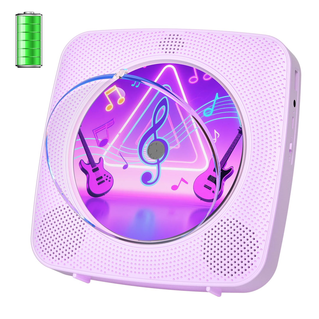Radio mit CD Player Kinder: Kegaudio Tragbarer CD Players Tragbar mit Bluetooth Lautsprecher Frontan
