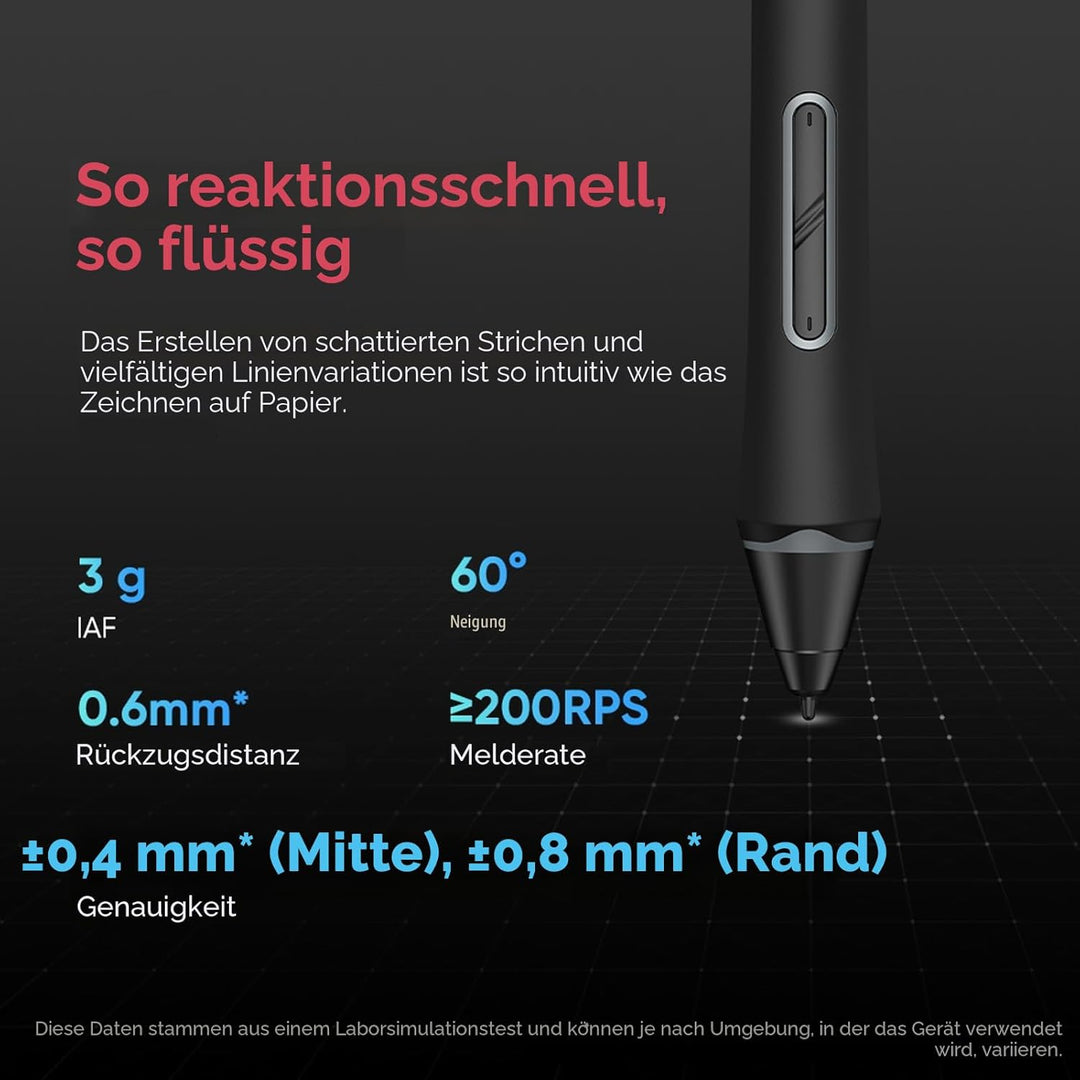 XPPen Artist 15,6 Pro V2 Zeichentablet, 15,4 Zoll Grafikdisplay mit vollständig laminiertem Bildschi