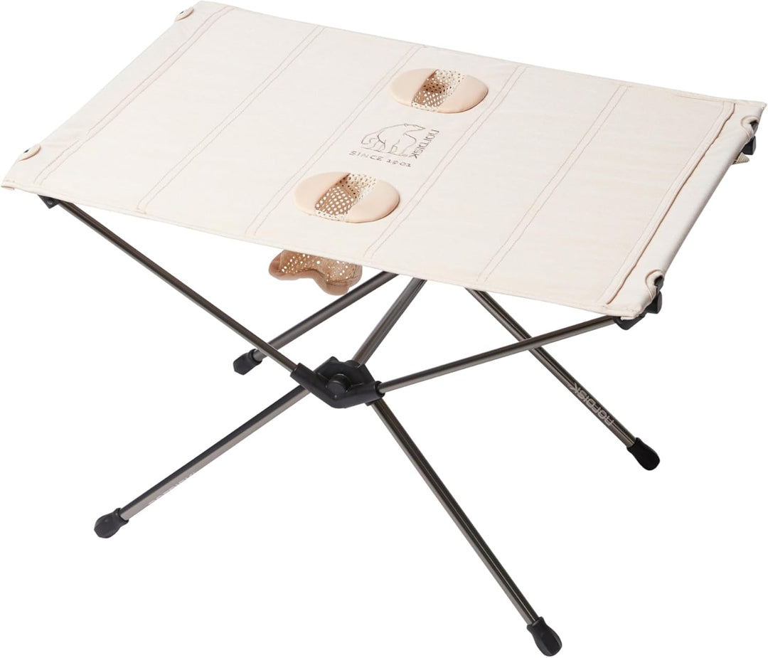 Nordisk Campingtisch Rolltisch Risskov Falttisch Klapptisch Leicht Alu 58x39 cm Sandshell, Sandshell