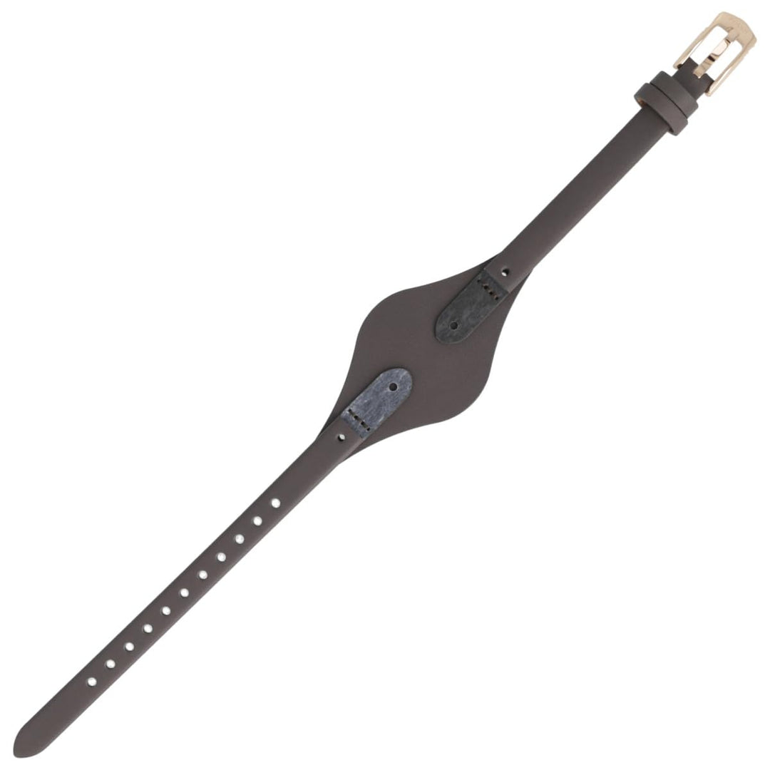 Fossil Uhrenarmband 8mm Leder Grau - ES-3077 | LB-ES3077