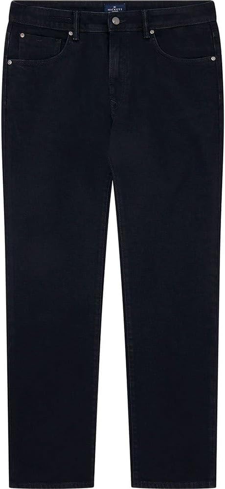 Hackett London Herren Black Denim Jeans 32W / 32L Schwarz (Black), 32W / 32L Schwarz (Black)