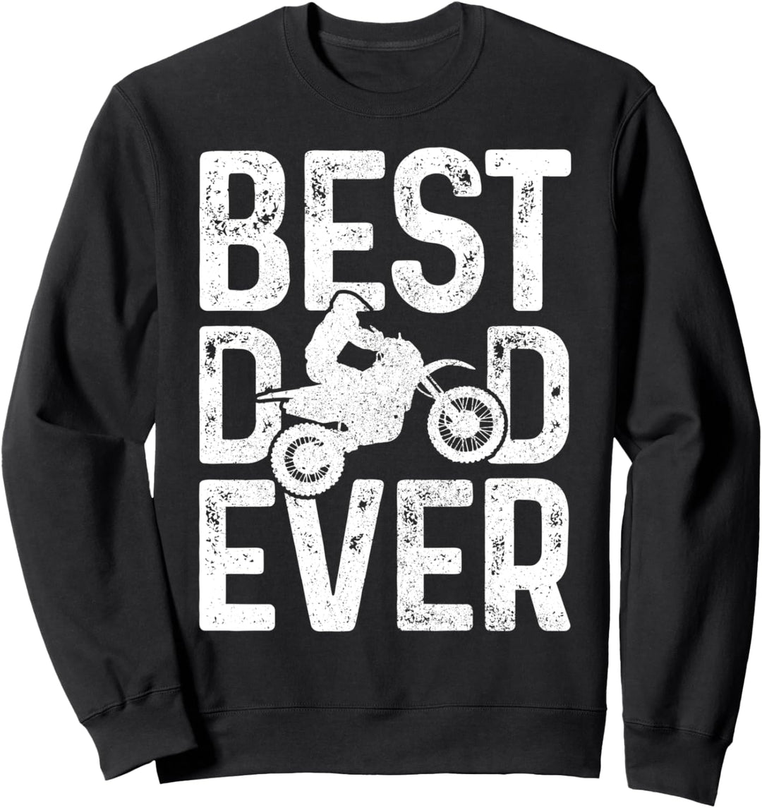 Motocross Dad MX Enduro Motorrad Biker Vatertag Geschenk Sweatshirt