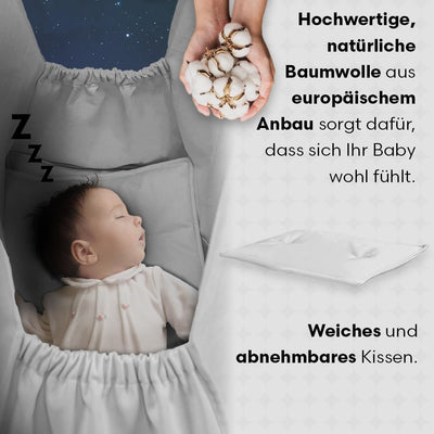 Hängewiege für EIN Baby | Federwiege für EIN Baby | Wiege | Hammock | Federwippe | Baby Federwiege |