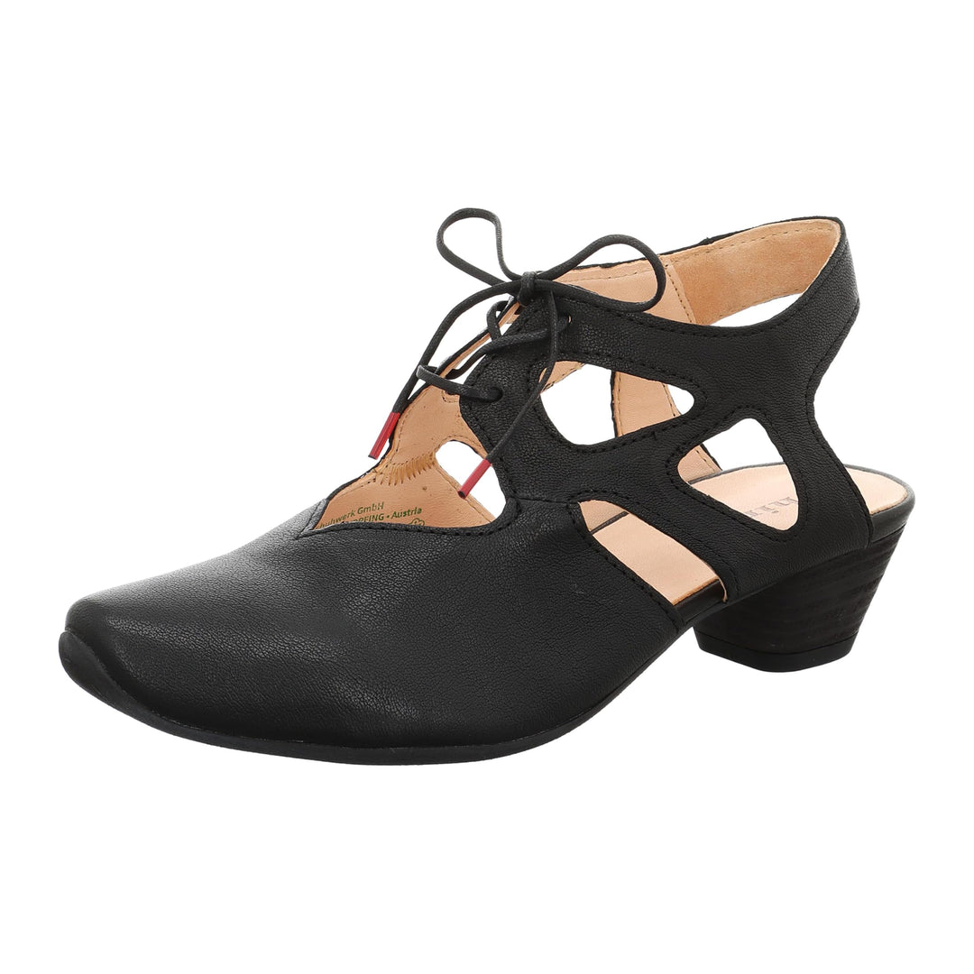Think! Damen Aida Chromfrei Gegerbte Nachhaltige Stiefelette 38 EU 0000 Schwarz, 38 EU 0000 Schwarz