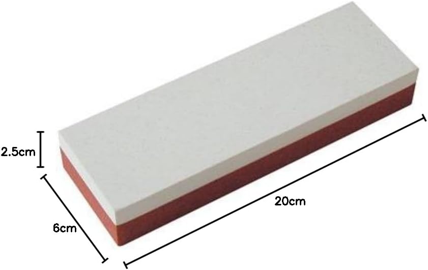 Feinabziehstein Korund Kombi FEPA 360/1000 (700/3000 JIS) von Zische, Masse: 200 x 60 x 25mm