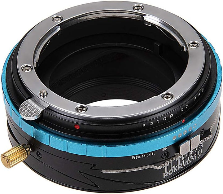 Fotodiox Pro TLT ROKR Tilt/Shift Lens Adapter Compatible with Nikon F-Mount G-Type Lenses on Fujifil
