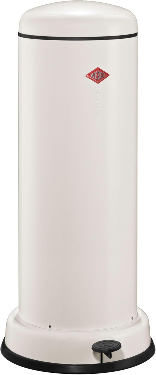 Wesco AbfallSMLR Big Baseboy Abfallsammler, Edelstahl, 38 x 38 cm Sand Matt, Sand Matt