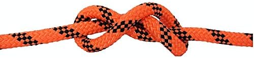 CORDAMARKET Polyester-Seil, hohe Festigkeit, 10 mm x 25 m, Neonorange – hohe Festigkeit und Sichtbar