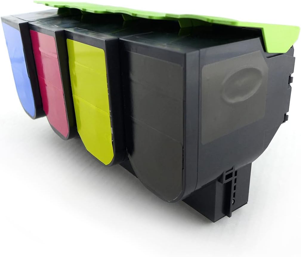 Green2Print Toner Toner-Set, 4 Kartuschen 1x 10500, 3X 7000 Seiten passend für Lexmark CX622ade, CX6