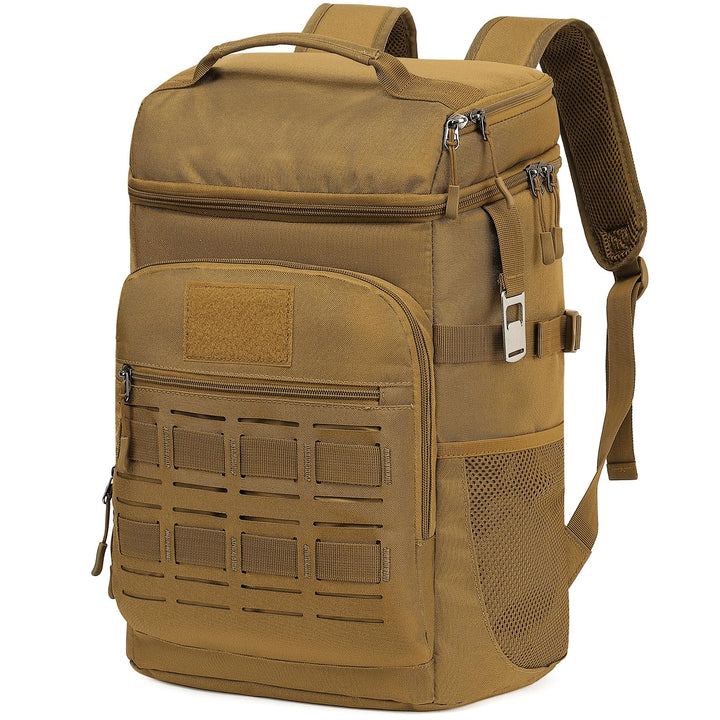 Kühlrucksack 25L Taktischer Kühltasche Rucksack Isolierte Auslaufsicher Kühl Thermo Rucksack mit Fla