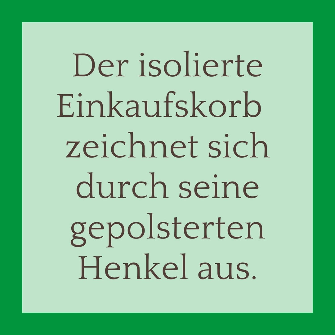 Novaliv 6x Einkaufskorb faltbar mit Kühlfunktion 30 Liter SCHWARZ Isolierkorb mit gepolsterten Trage