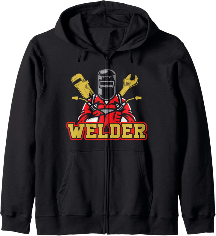 Schweissfachingenieur Schweissen Schweisser Arbeiter Handwerk Kapuzenjacke