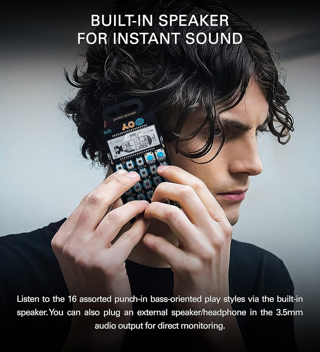 Teenage Engineering PO-14 Sub Pocket Operator - Bass-Synthesizer PO-14 Sub - Bass-Synthesizer Single