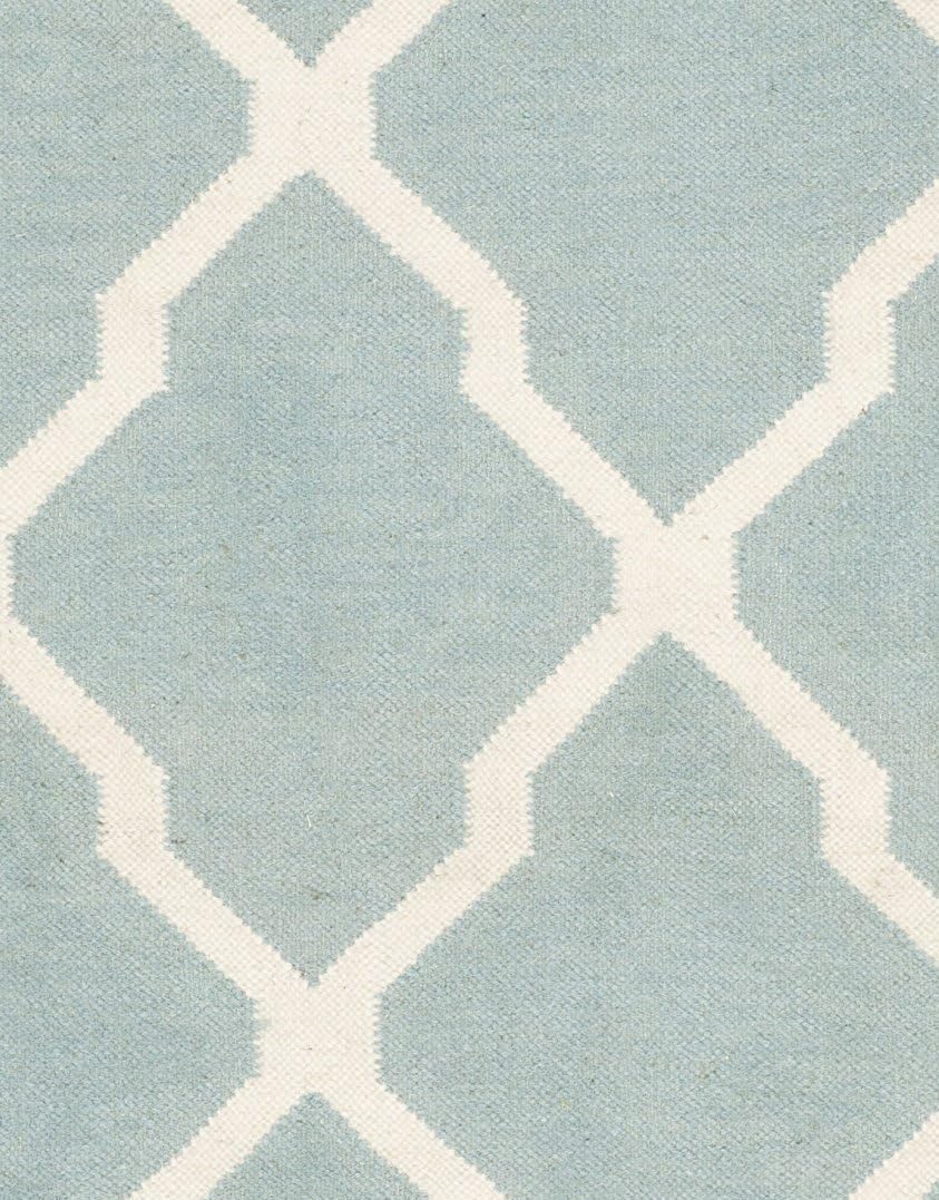 SAFAVIEH Zeitgenössische Teppich für Wohnzimmer, Esszimmer, Schlafzimmer - Dhurrie Collection, Kurze