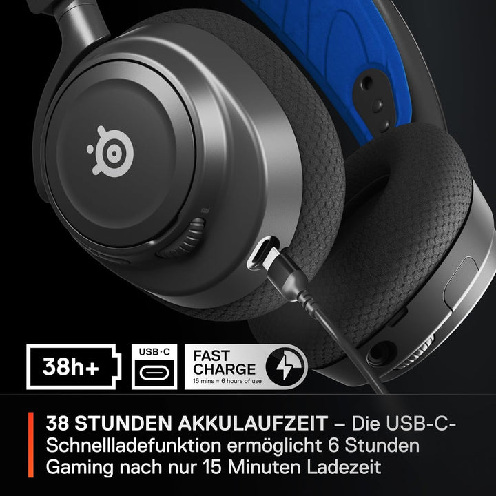 SteelSeries Arctis Nova 7P - Wireless Gaming-Headset mit Multi-System-Kompatibilität – 2,4 GHz- und