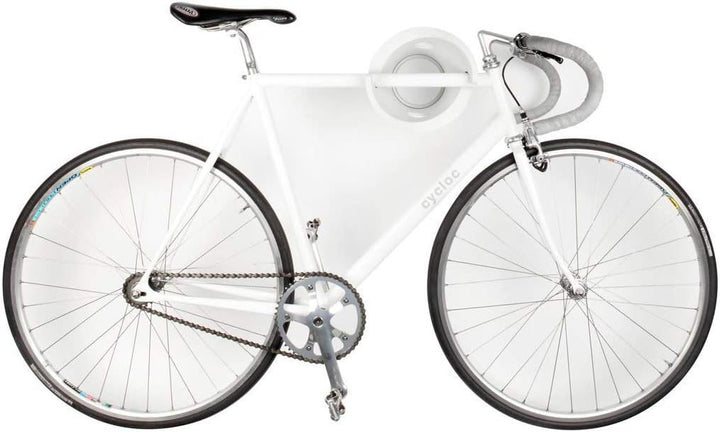 Cycloc Solo Fahrradständer, Wandhalterung, vertikal, horizontal, Weiss, Weiss