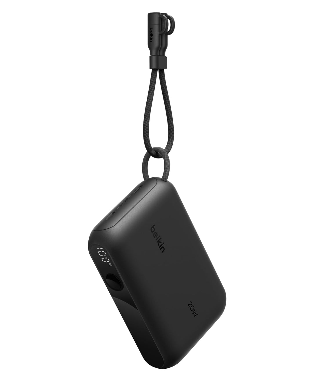 Belkin Powerbank 10.000 mAh, Powerbank mit 2 USB-C-Anschlüssen, Handyakkus mit Digitale Akkuanzeige,