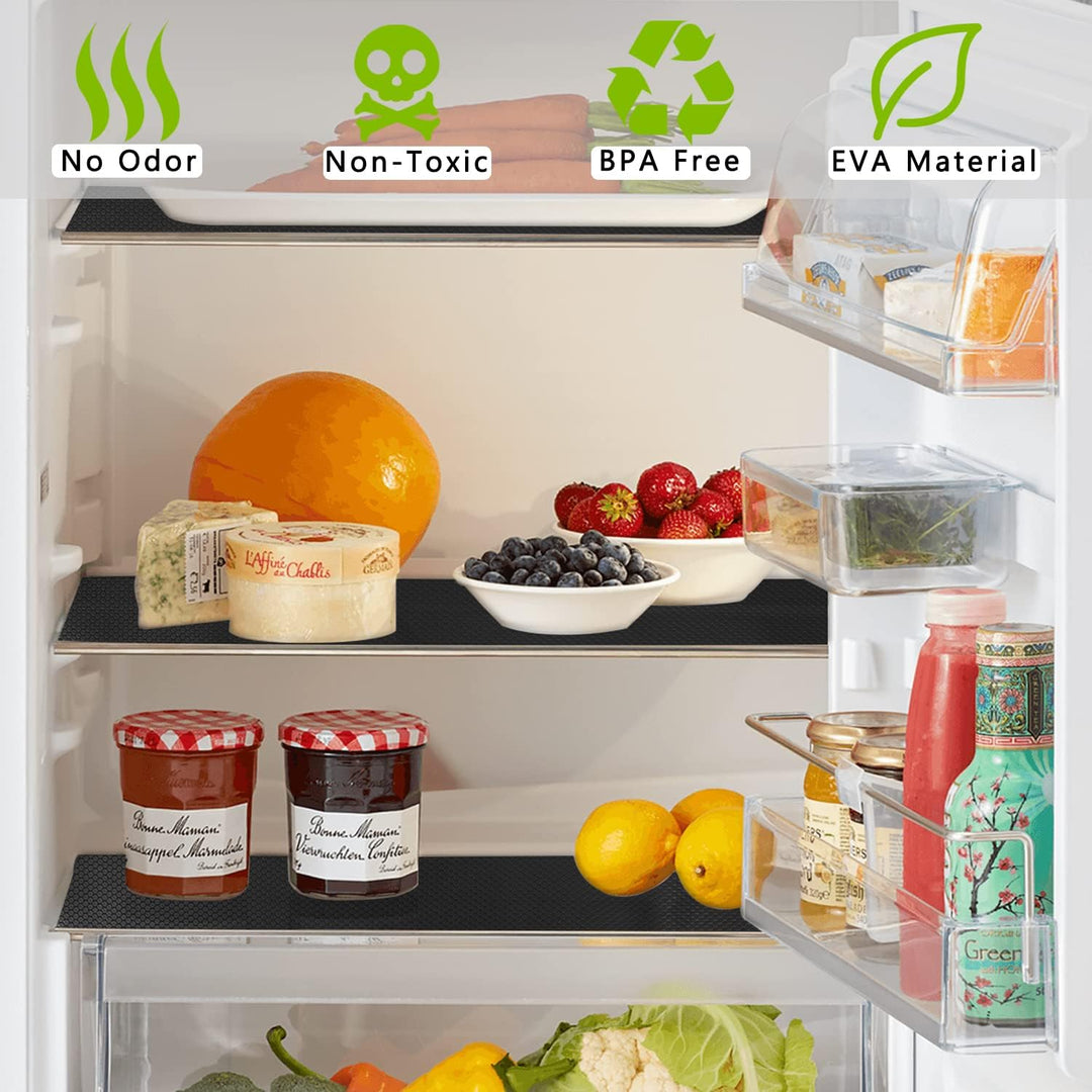 Shelf Liner Küchenschubladenmatten, nicht klebende EVA-Kühlschrankauskleidungen mit wasserdichtem, h