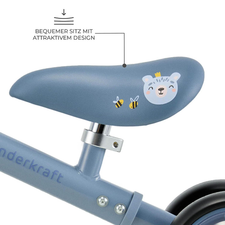Kinderkraft Cutie Flash Laufrad, Lernlaufrad, Kinderlaufrad, Lauflernrad ohne Pedale, Räder mit LED-