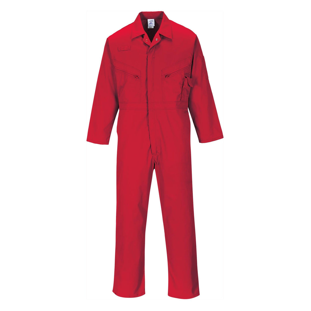 Portwest Overall Liverpool, Grösse: L, Farbe: Rot, C813RERL L Rot, L Rot