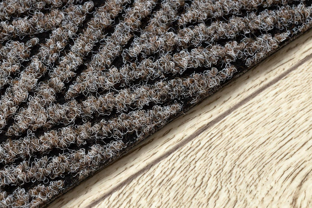 Runner - Türmatte rutschfest Magnus 1951 Zigzag Outdoor, Indoor beige 100x440 cm 100 x 440 cm Magnus