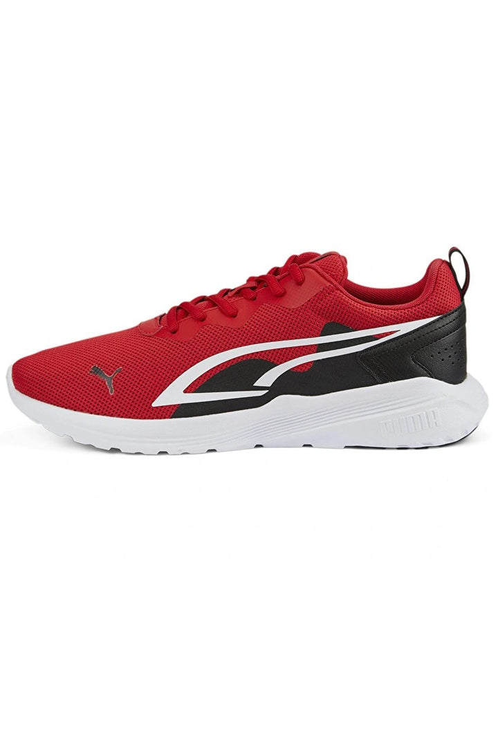 PUMA All-Day Active┃Sportschuhe Unisex 43 EU High Risk Red Puma White Puma Black, 43 EU High Risk Re