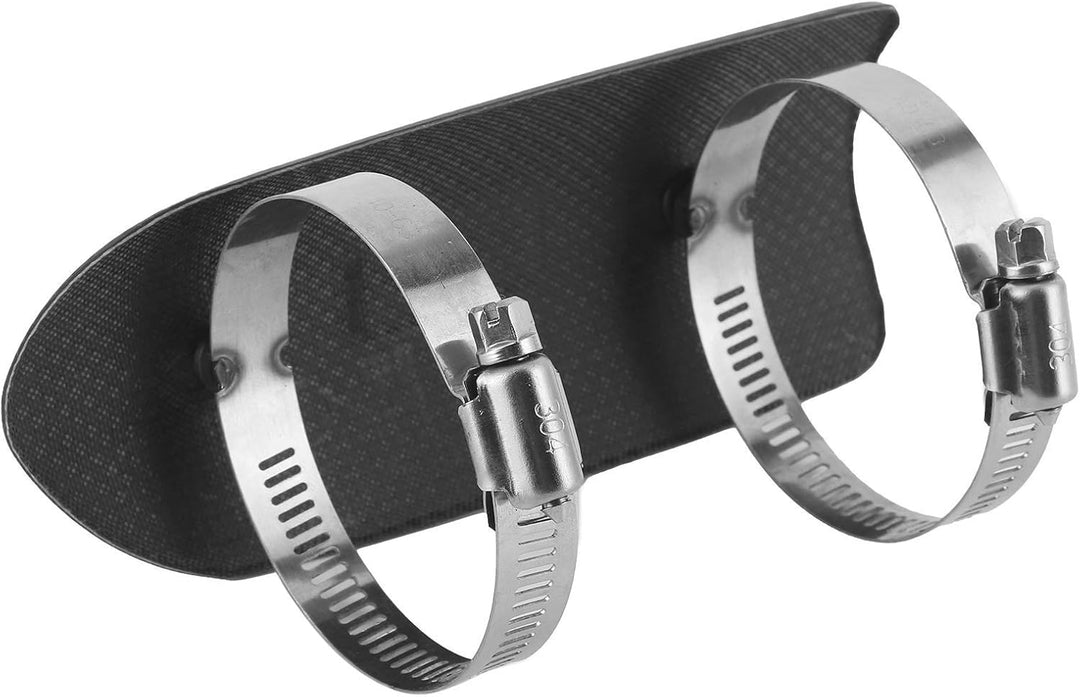 Auspuff-Hitzeschild, Universal Dry Carbon Fiber Exhaust Midpipe Heat Shield Guard Kit Motorrad-Hitze