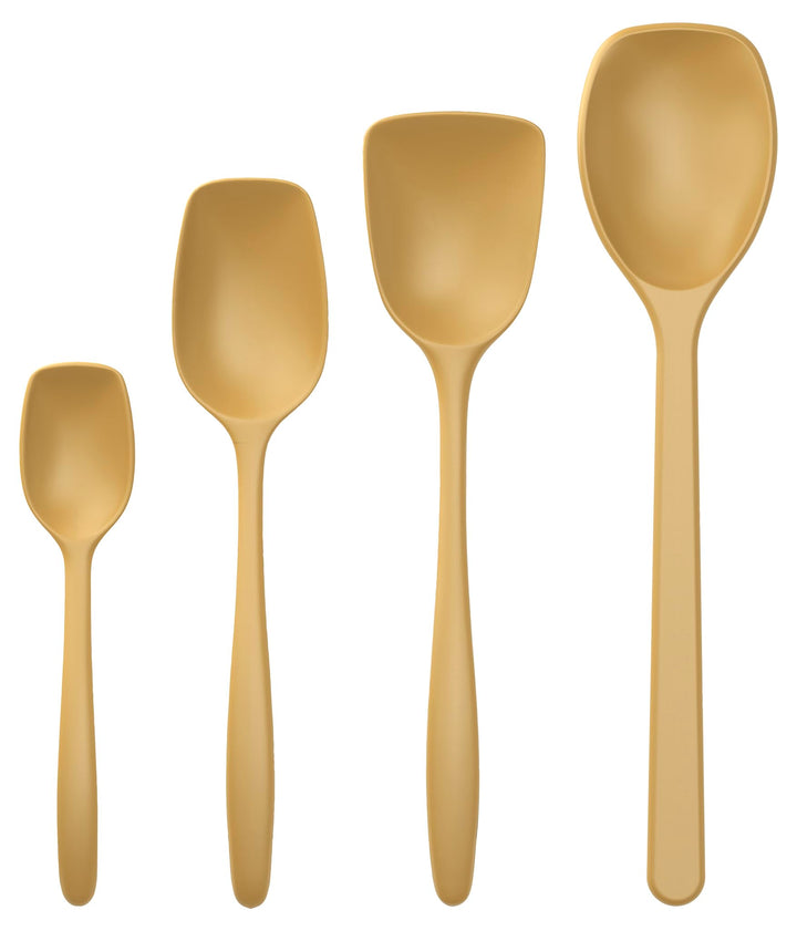 Rosti Classic Kochlöffel Set 4-Teilig, Hochwertiges Küchenhelfer Set mit 3 Kochlöffel & 1 Backlöffel