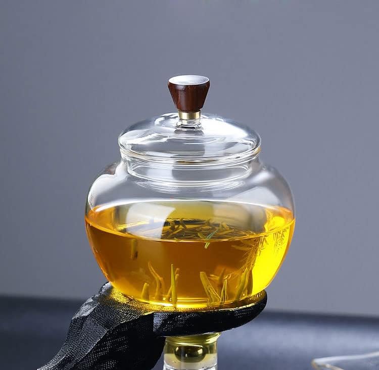 zalati Teekannen-Set mit magnetischer Unterseite und Schnittstelle, Glas-Teeservice für Zuhause, Küc