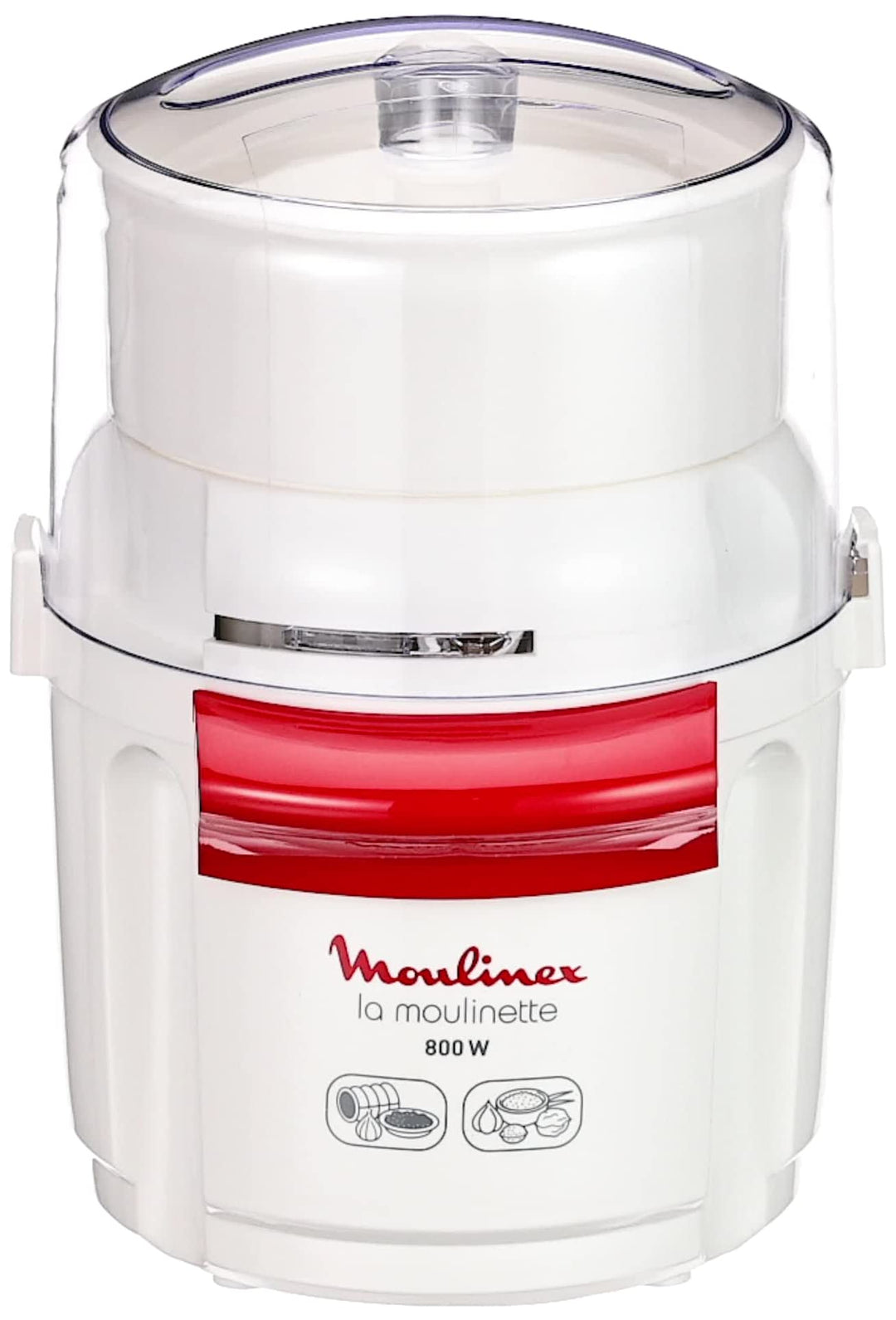 Moulinex AD5601 Moulinette-Zerkleinerer, 800 W, Hacken, Mixen und Kurz, System 1 – 2 – 3 Schnellbedi