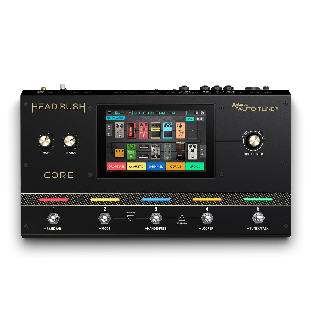HeadRush Core - Gitarre und Vocal Multi Core Effekt Amp Modelling Prozessor mit Cloning, Looper, Ant