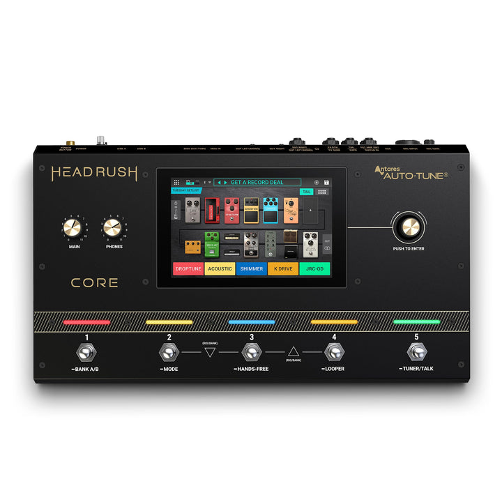 HeadRush Core - Gitarre und Vocal Multi Core Effekt Amp Modelling Prozessor mit Cloning, Looper, Ant
