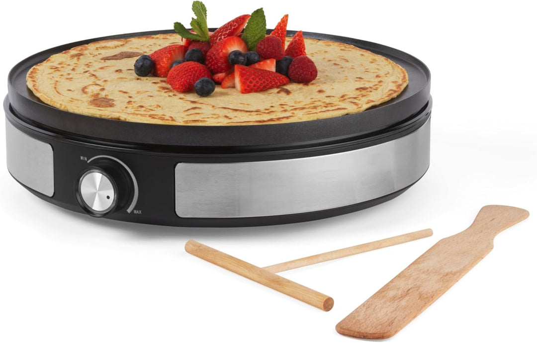 Petra 2-in-1-Crêpes-Maschine – Pfannkuchenmaschine, 1 grossen Crêpe oder 7 Mini-Pfannkuchen herstell