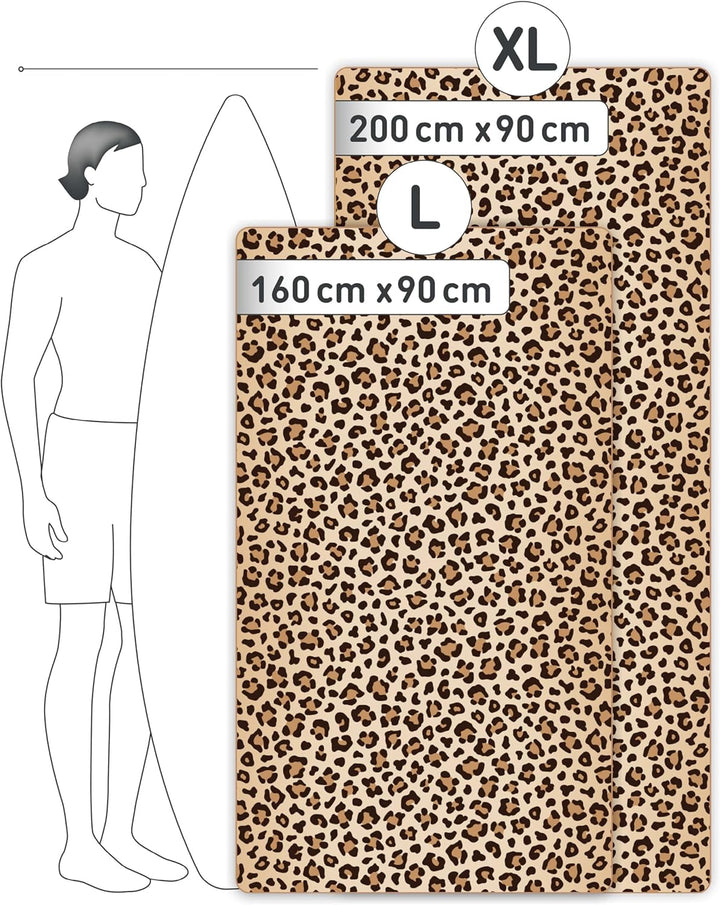 Fit-Flip Strandtuch XXL aus Mikrofaser - leicht und schnelltrocknend - 100% recyceltes Strandhandtuc