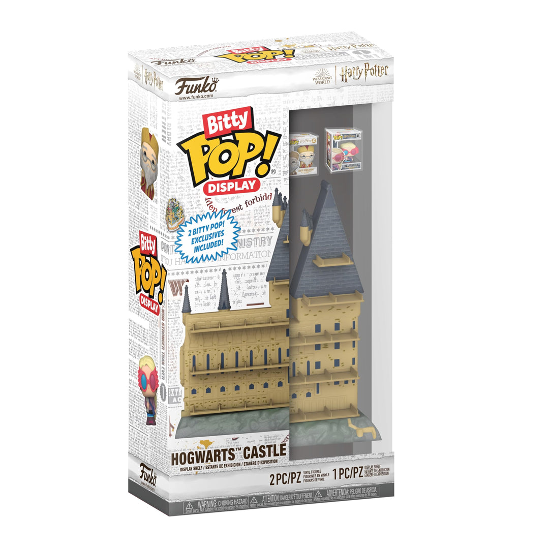 Funko Bitty Pop! Display: Harry Potter - Hogwarts Castle - Albus Dumbledore™ and Luna Lovegood™ and