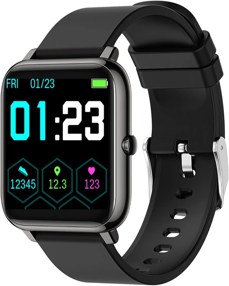 SUPBRO Smartwatch Fitness Armband Tracker 1.4" Voller Touch Screen Wasserdicht IP67 Armbanduhr Smart