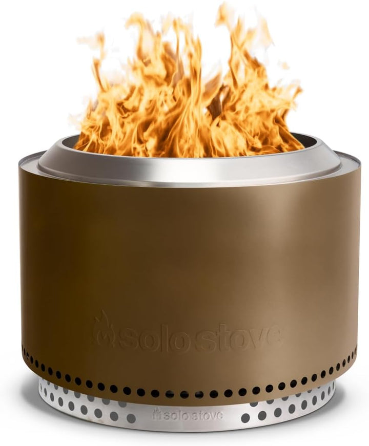 Solo Stove Feuerschale Yukon 2.0 mit Standfuss | Feuerstelle für Raucharme Holzverbrennung, Herausne