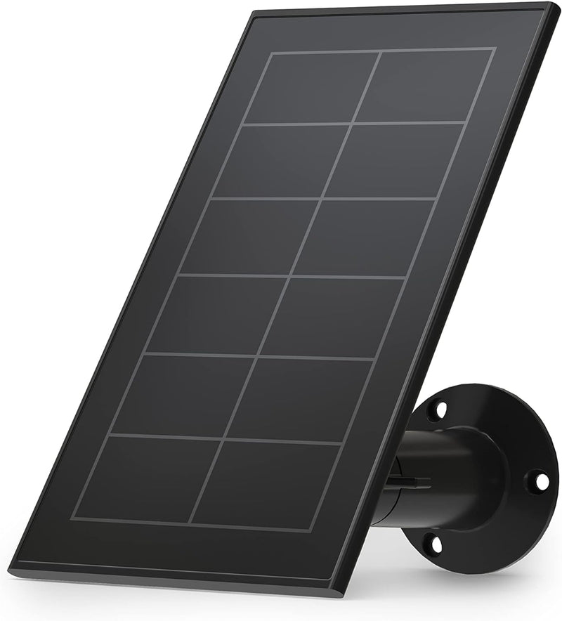 Arlo Zertifiziertes Zubehör | Solarpanel, Kabel 2.4m, Wetterfest, Kompatibel Mit Pro 3, Pro 4 (+XL),